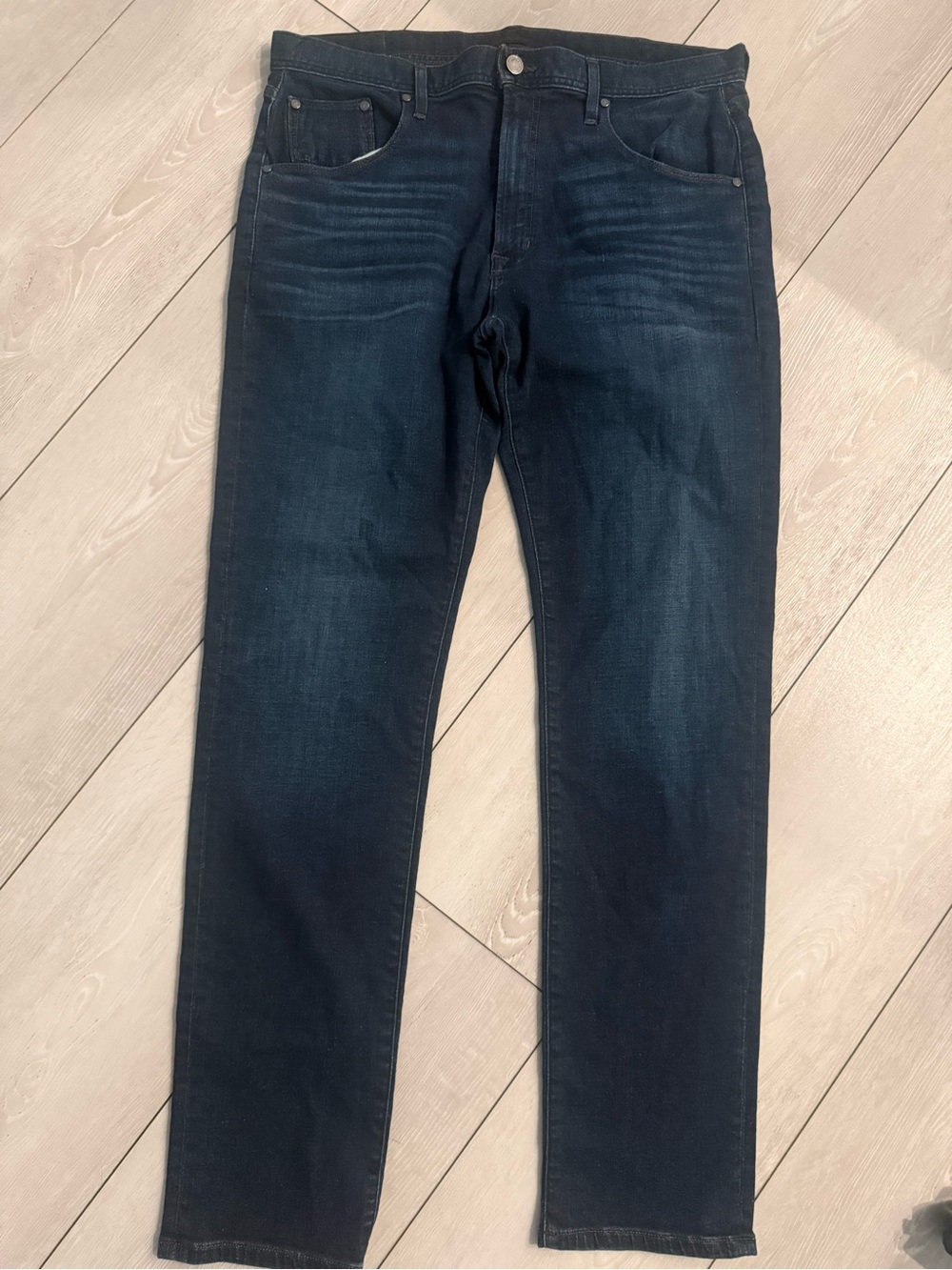 Murano Men's Slim Straight Jeans in Dark Indigo#M2